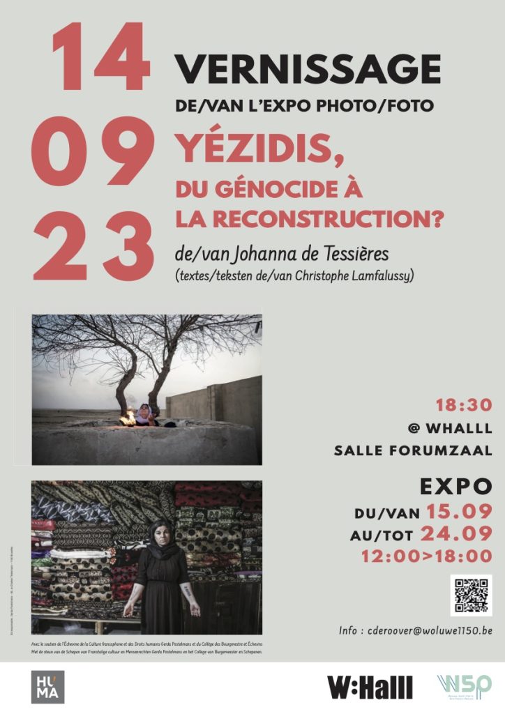 Expo photo : “Yézidi, du génocide à la recontruction ?”