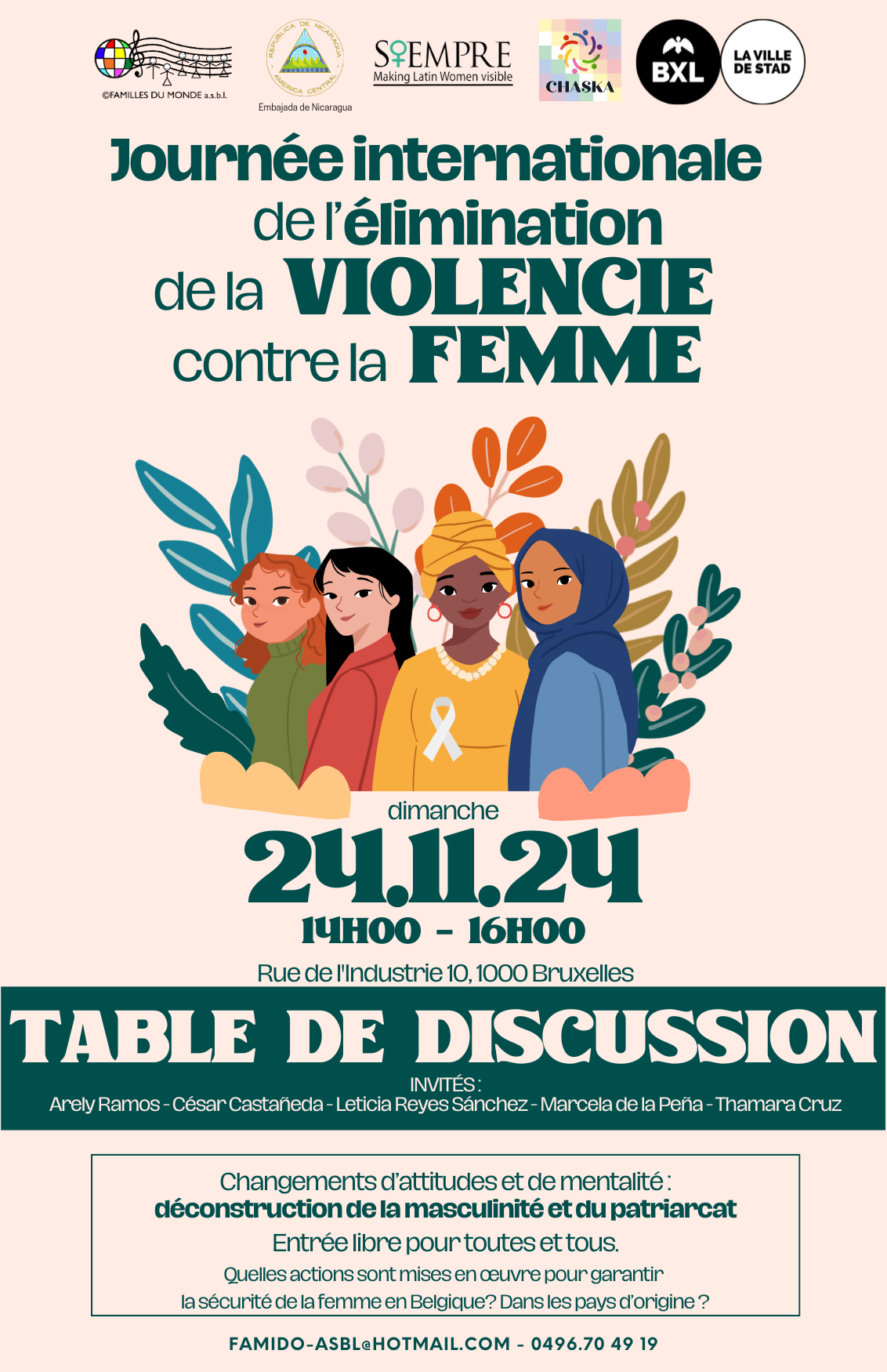 Journée Internationale de l’élimination de la violence contre la femme